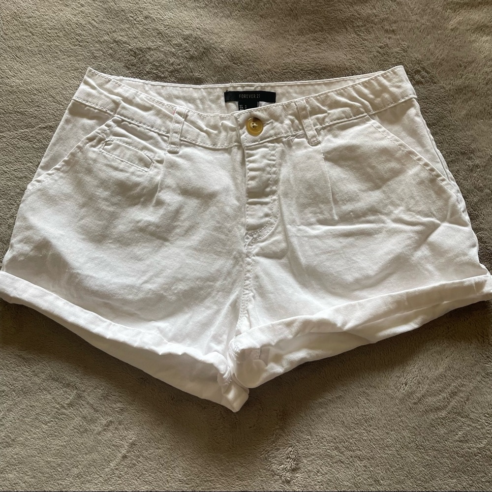 White Shorts